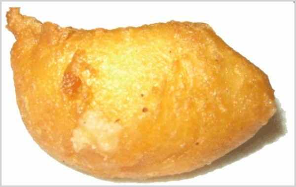 Crispelle con acciuga salata o ricotta